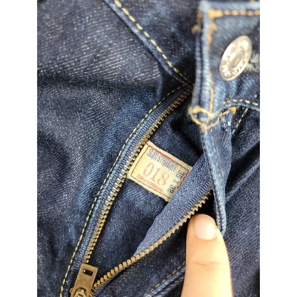 Polo Ralph Lauren Slim Fit Jeans Size 35x32 Dark Wash Stretch Cotton Straight